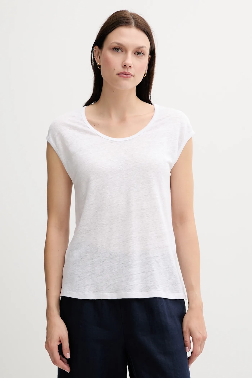 United Colors of Benetton tricou de in culoarea alb, 37UJE16B1