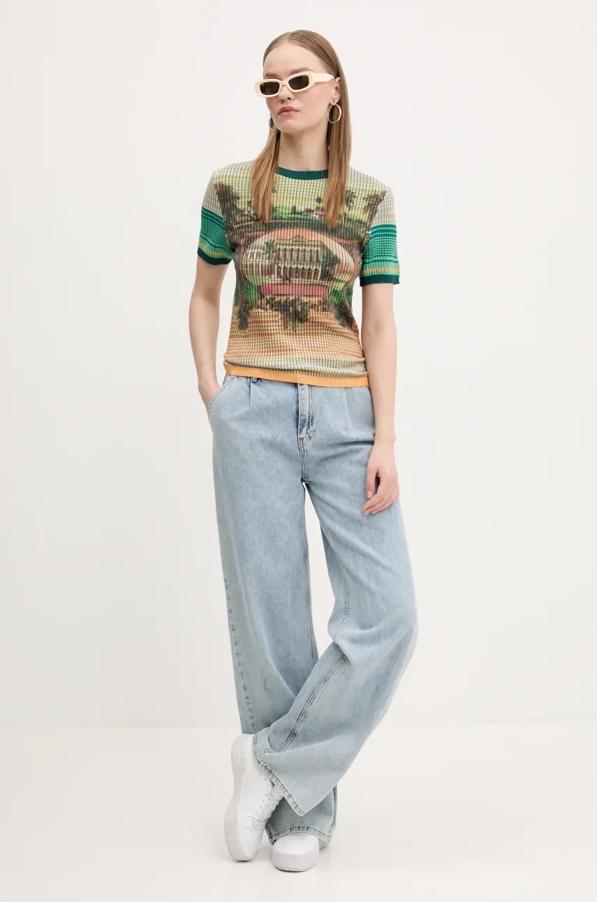 Футболка Desigual AFRICA женская цвет зелёный 25SWTKA5 Футболка Desigual AFRICA женская цвет зелёный 25SWTKA5