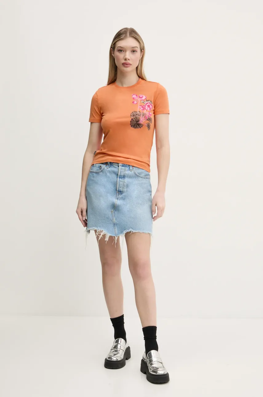 Футболка Desigual BOTANICAL LA женская цвет оранжевый 25SWTK48 Футболка Desigual BOTANICAL LA женская цвет оранжевый 25SWTK48