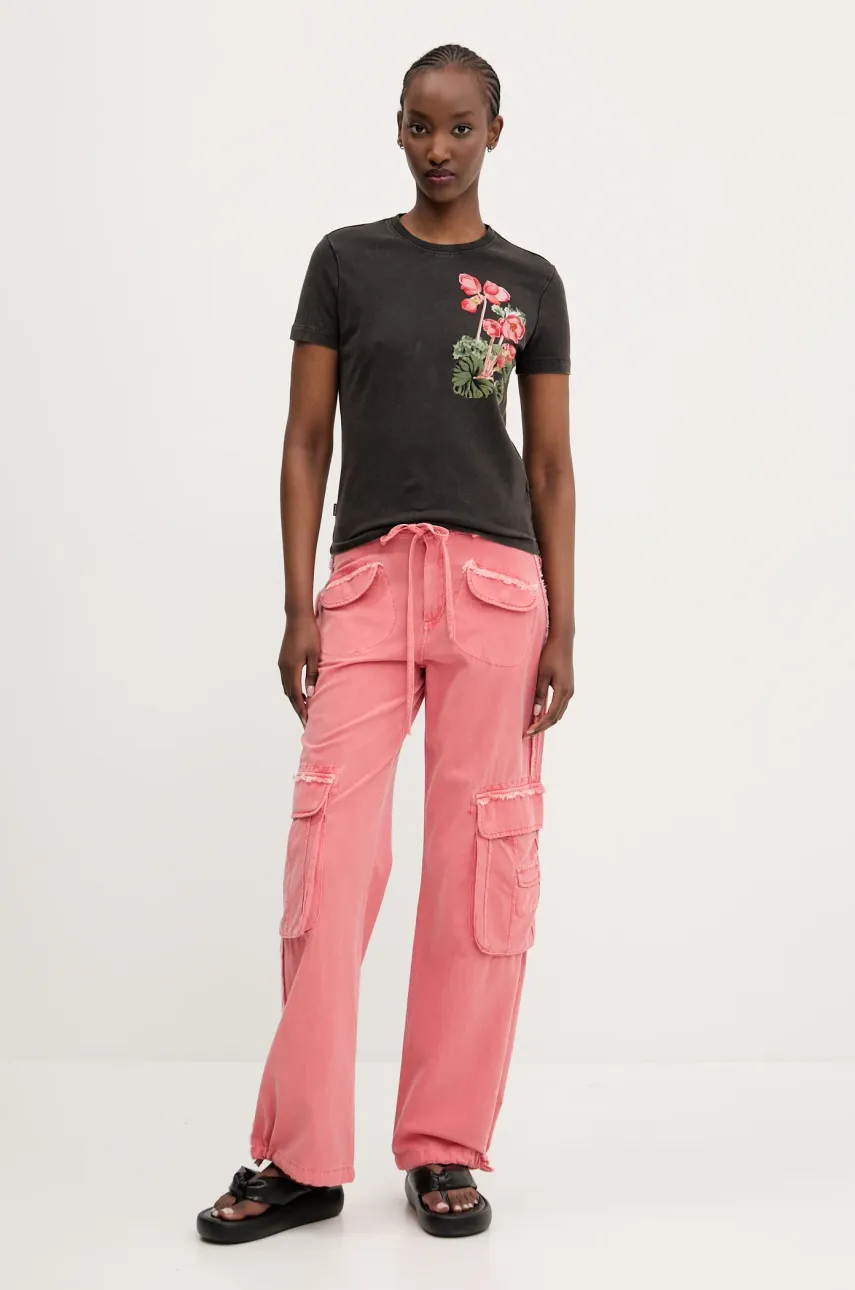 Футболка Desigual BOTANICAL LA женская цвет чёрный 25SWTK48 Футболка Desigual BOTANICAL LA женская цвет чёрный 25SWTK48