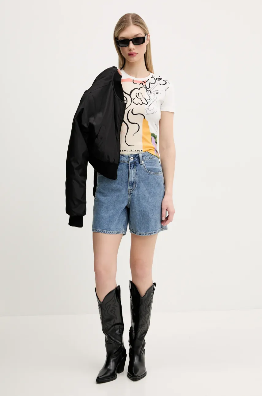 Футболка Desigual COLLECTION женская цвет белый 25SWTKAC Футболка Desigual COLLECTION женская цвет белый 25SWTKAC