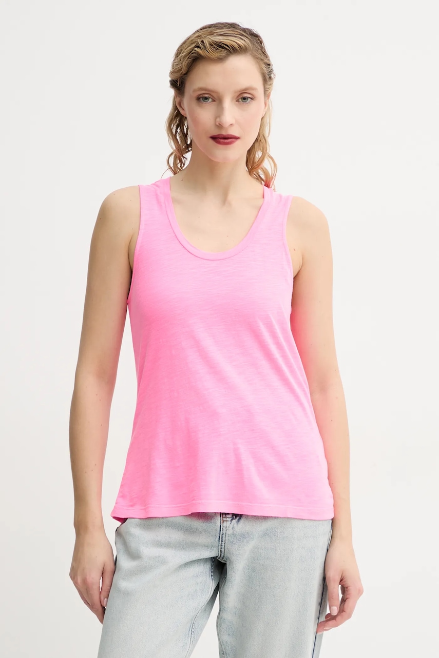 American Vintage top femei, culoarea roz, JAC47VE25