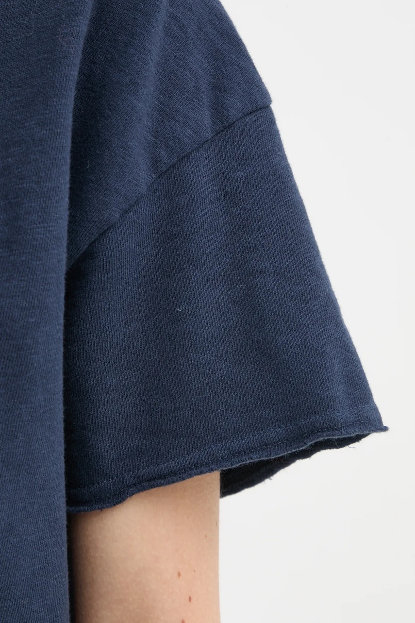 Βαμβακερό μπλουζάκι American Vintage γυναικείο, χρώμα: ναυτικό μπλε, SON02FGE25 φωτογραφία