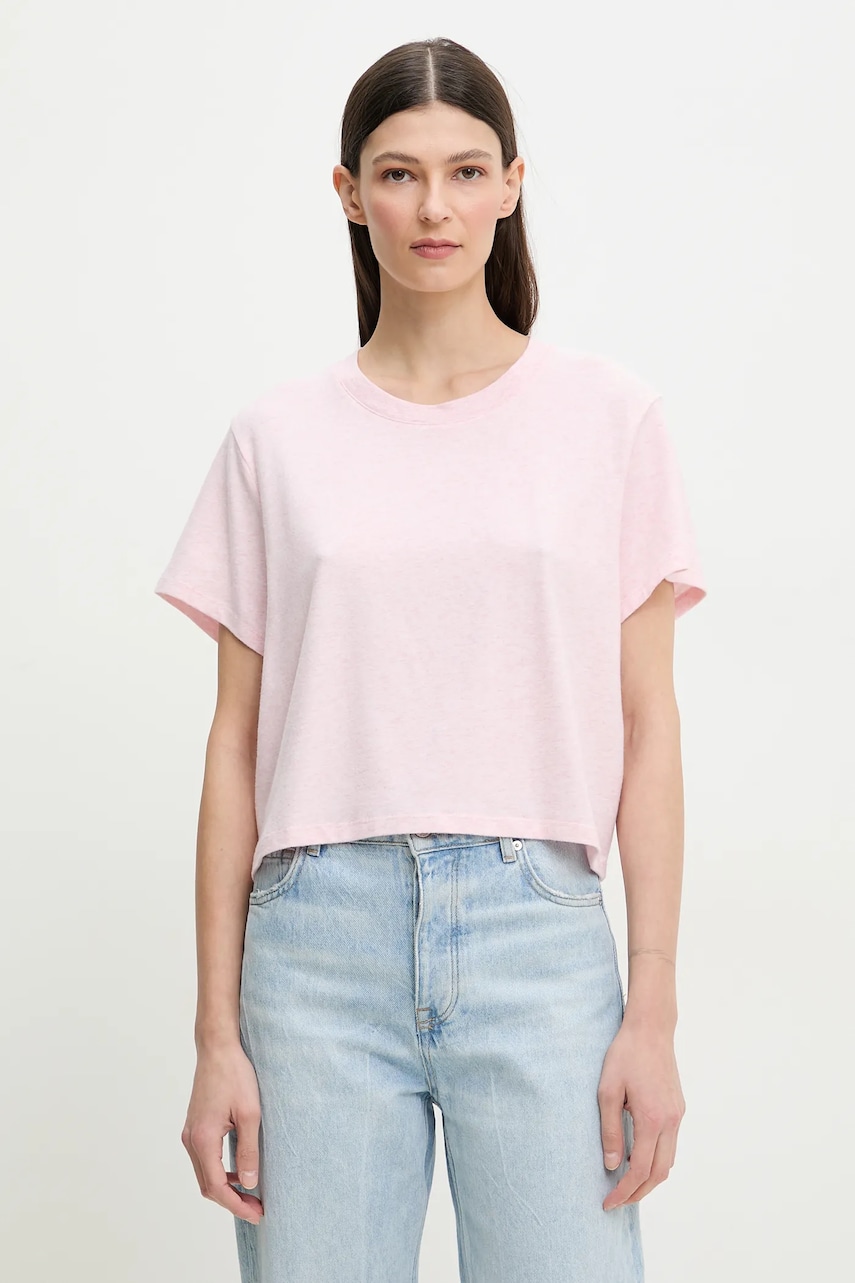 American Vintage tricou femei, culoarea roz, YPA02GE25