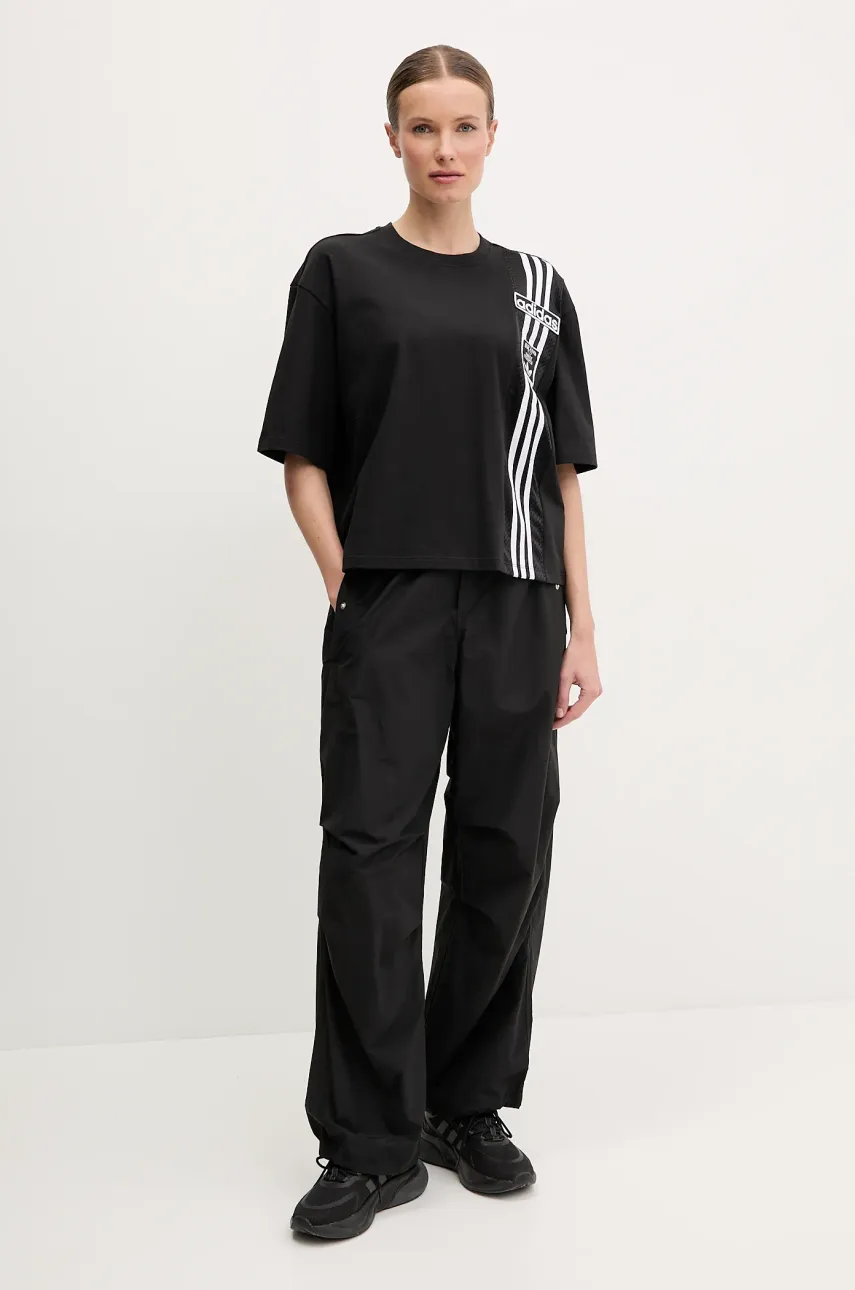Футболка adidas Originals женская цвет чёрный JD0100 Футболка adidas Originals женская цвет чёрный JD0100