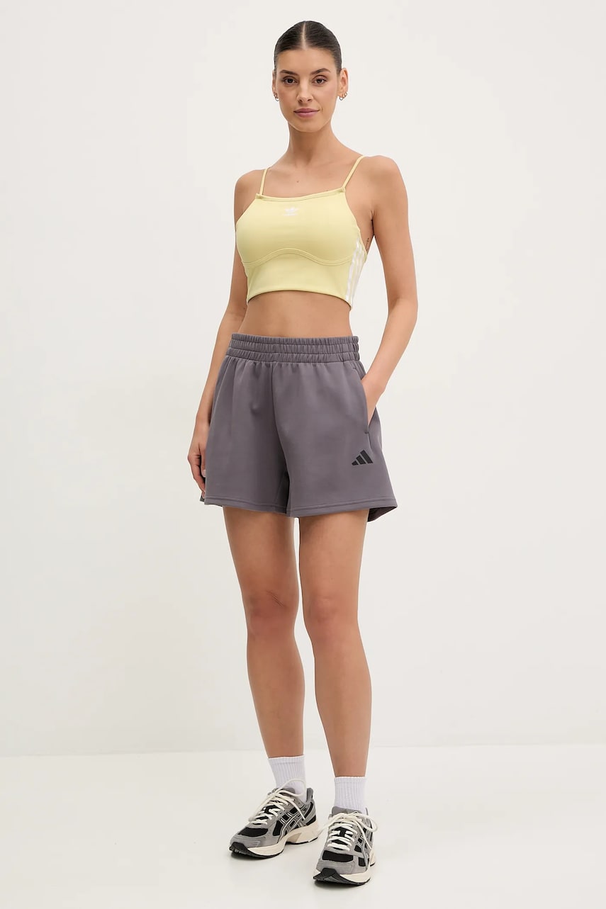 Топ adidas Originals 3-Stripes цвет жёлтый JD5010 Топ adidas Originals 3-Stripes цвет жёлтый JD5010