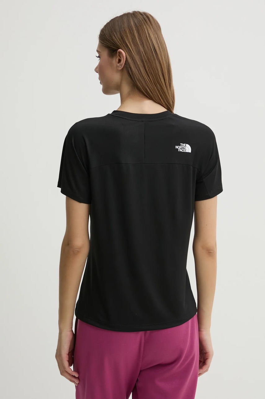 Αθλητικό μπλουζάκι The North Face Flex χρώμα: μαύρο, NF0A8BEWJK31 φωτογραφία