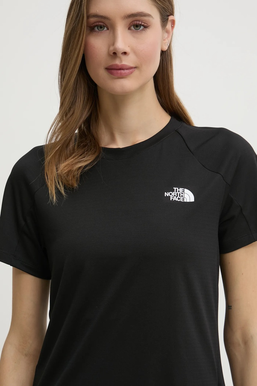 Αθλητικό μπλουζάκι The North Face Flex χρώμα: μαύρο, NF0A8BEWJK31 φωτογραφία