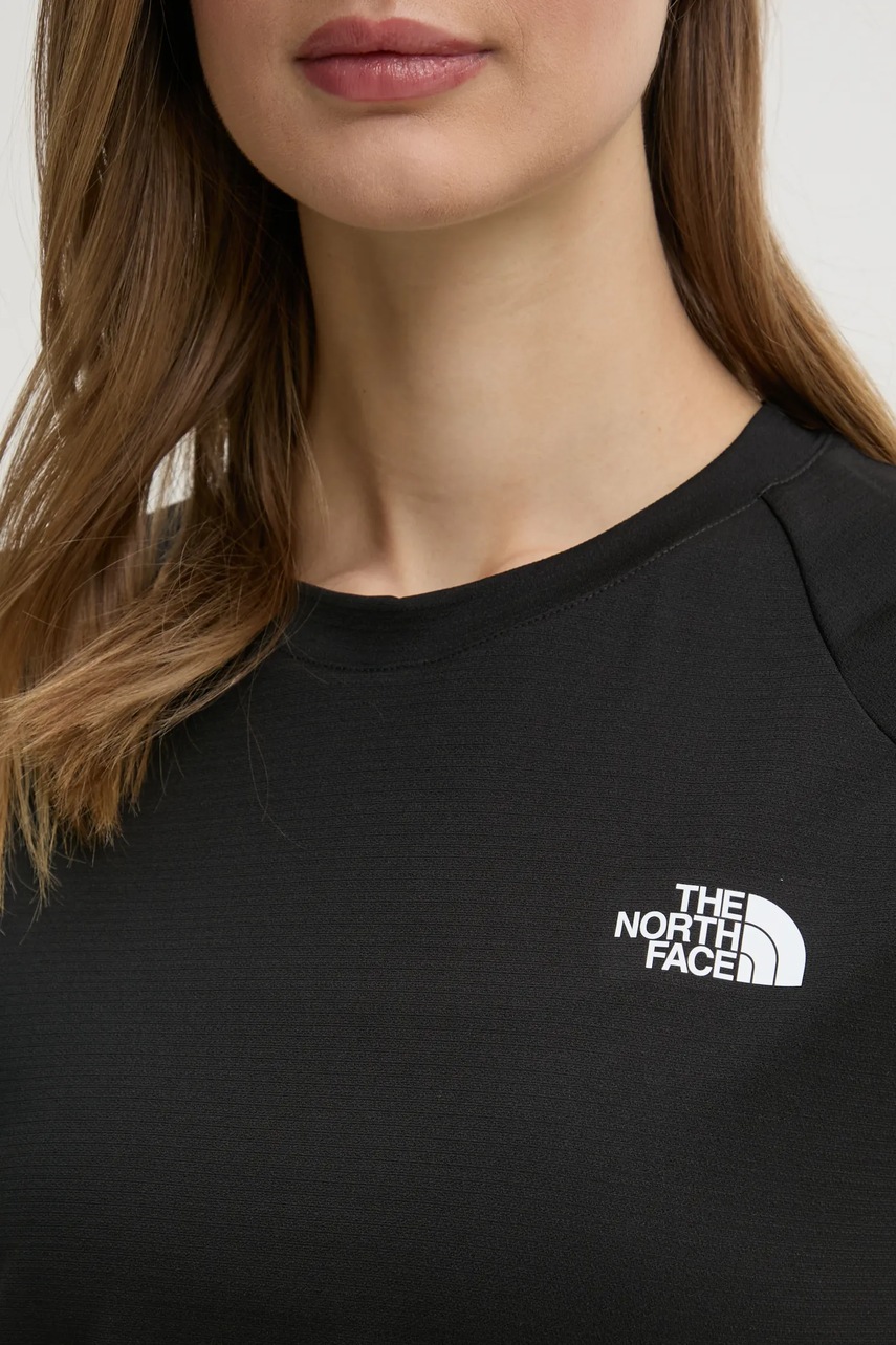 Αθλητικό μπλουζάκι The North Face Flex χρώμα: μαύρο, NF0A8BEWJK31 φωτογραφία