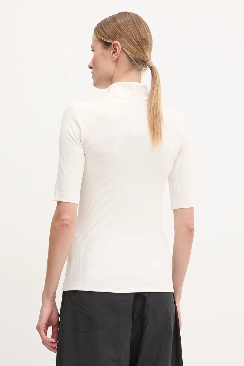 Μπλουζάκι The North Face χρώμα: μπεζ, NF0A89C3QLI1 φωτογραφία