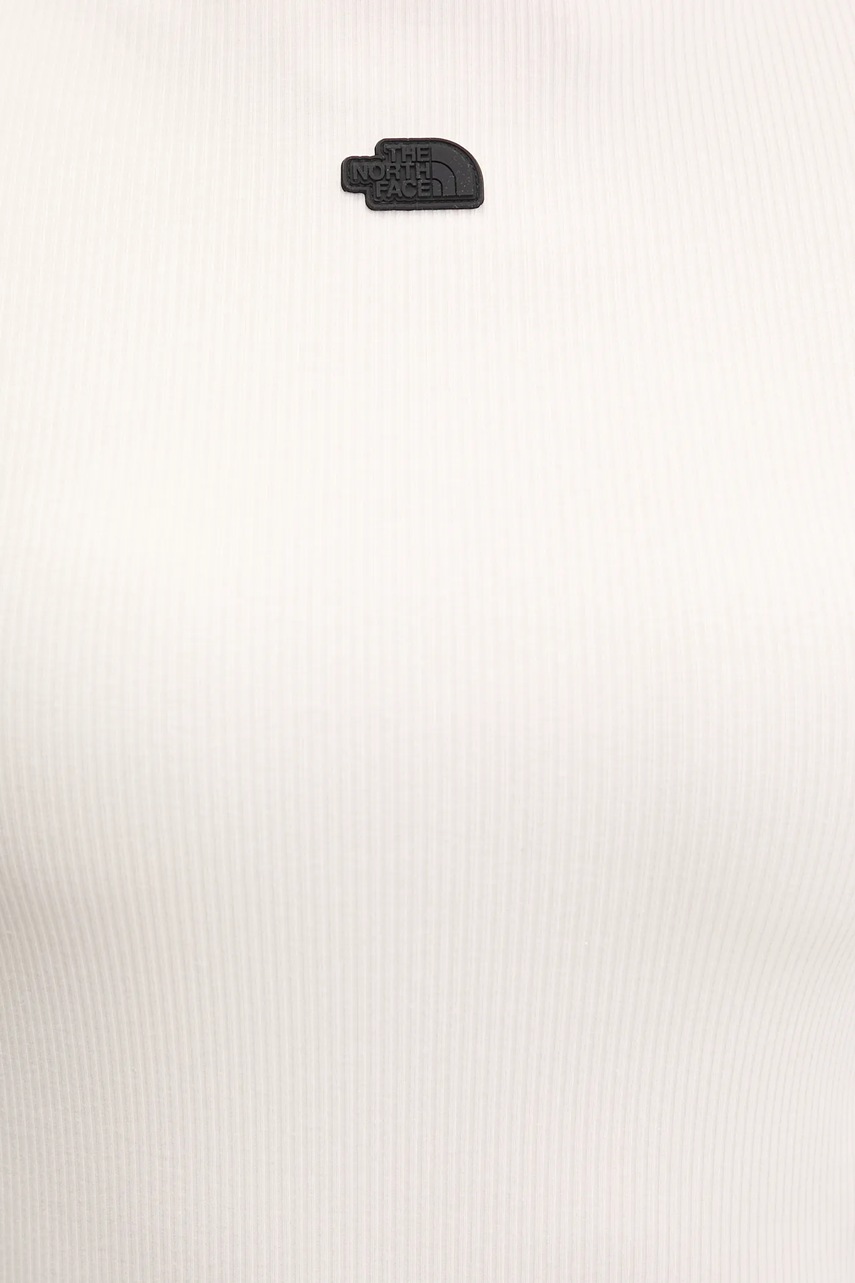 Μπλουζάκι The North Face χρώμα: μπεζ, NF0A89C3QLI1 φωτογραφία