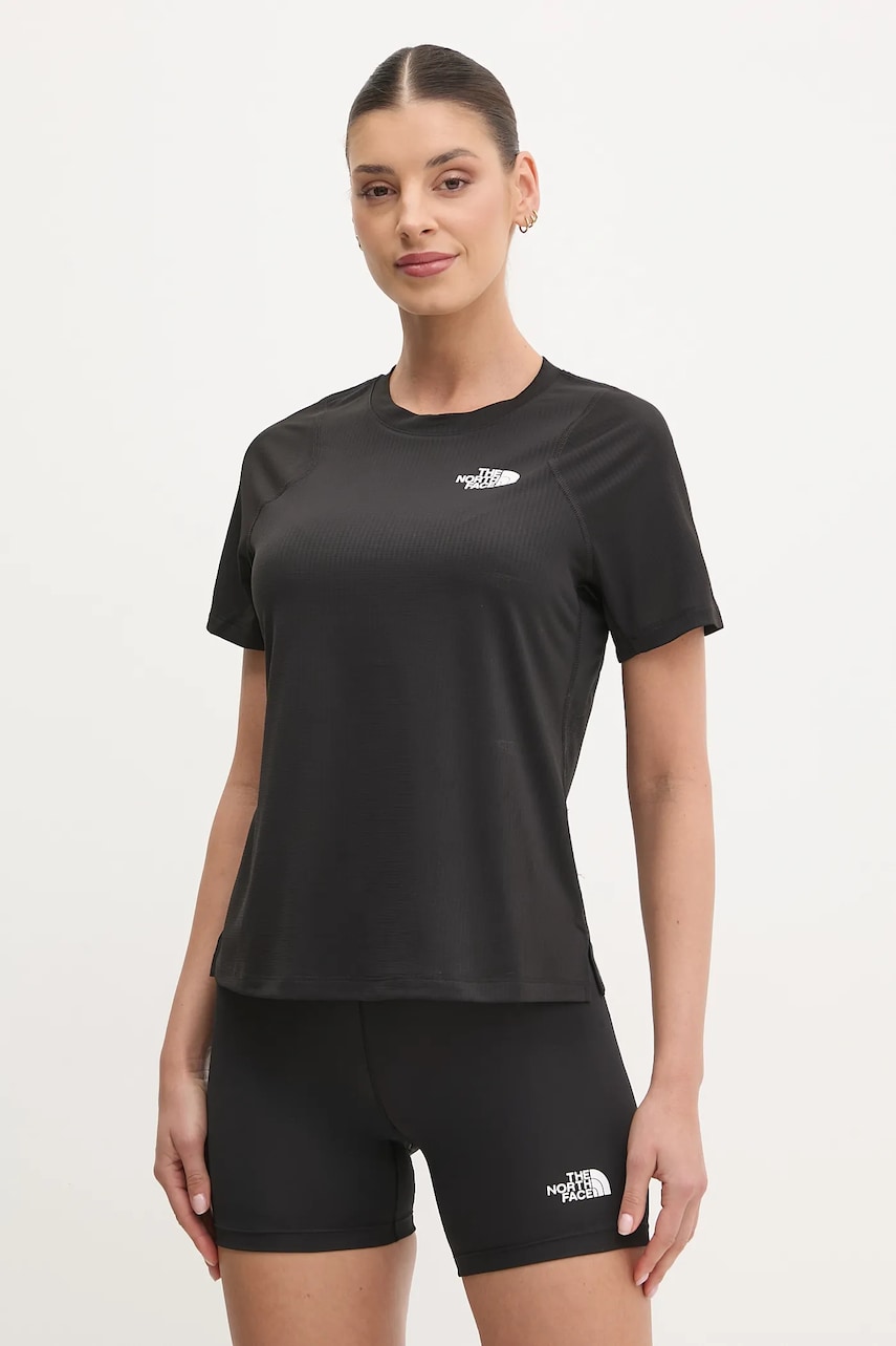 The North Face tricou sport Lightbright culoarea negru, NF0A8BNTJK31 The North Face tricou sport Lightbright culoarea negru, NF0A8BNTJK31