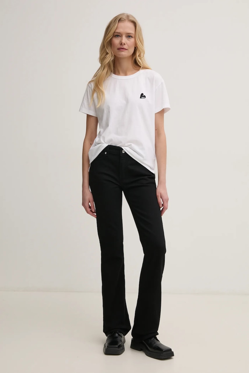 Хлопковая футболка ZADIG&VOLTAIRE женская цвет белый JWTS02781 Хлопковая футболка ZADIG&VOLTAIRE женская цвет белый JWTS02781