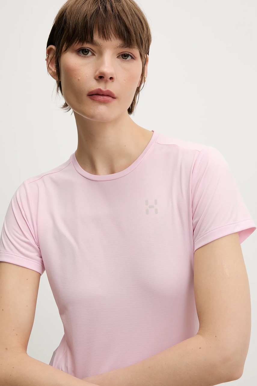 Αθλητικό μπλουζάκι Haglöfs L.I.M χρώμα: ροζ, 607859 φωτογραφία