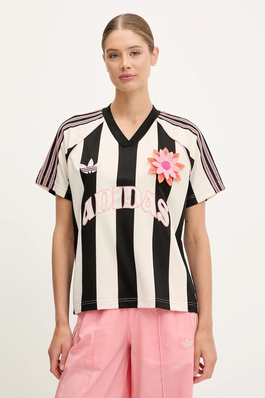 adidas Originals tricou Jersey culoarea bej, KC0672