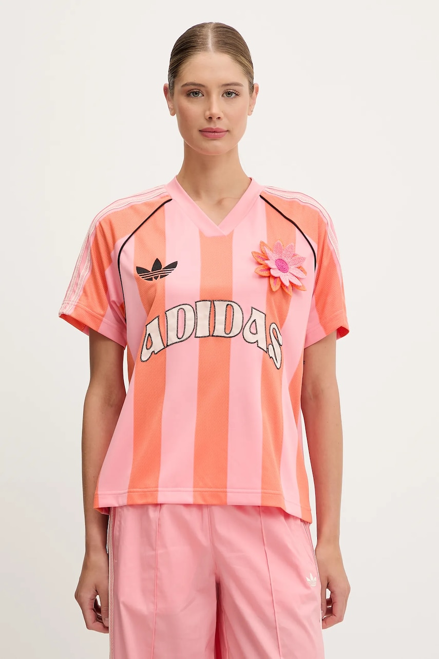 adidas Originals tricou Jersey culoarea roz, KC0673