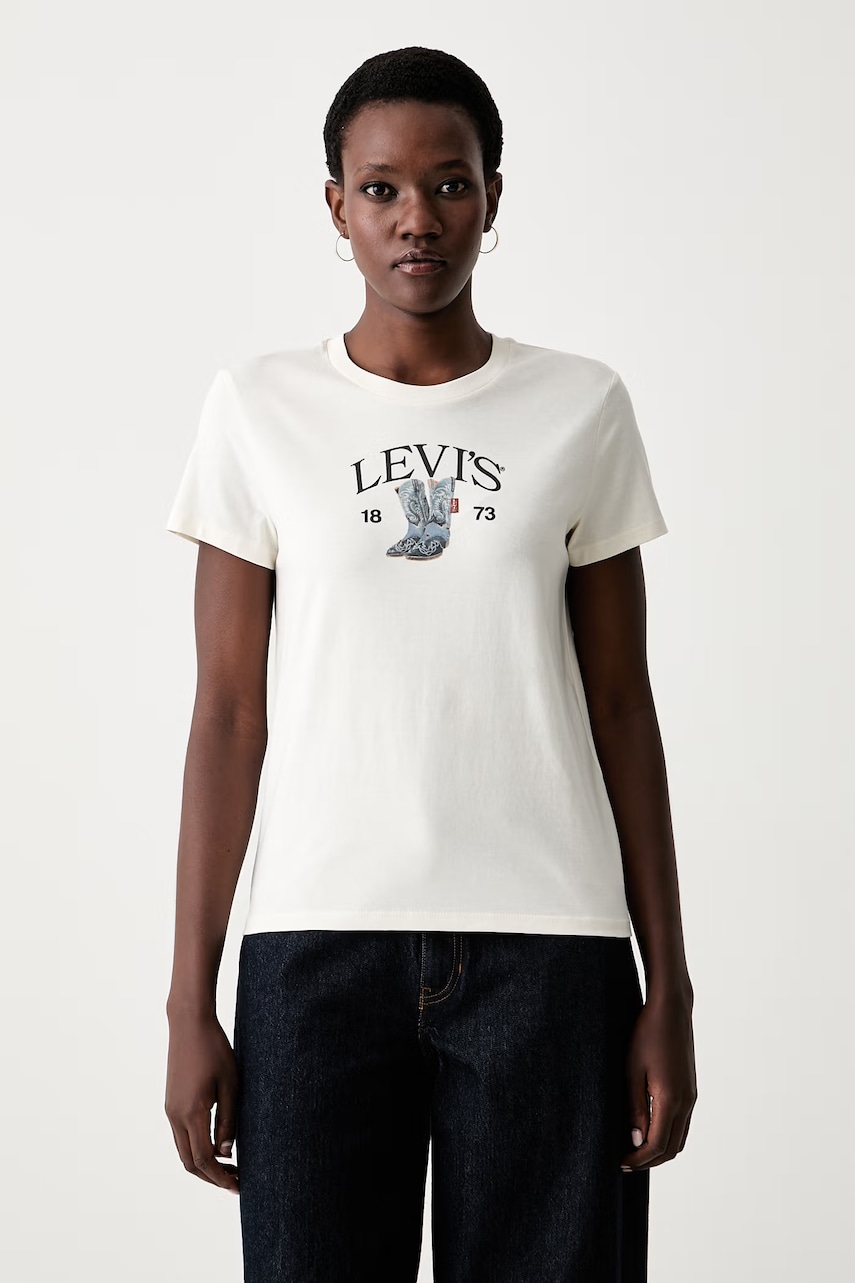 Levi's T-shirt damski bawełniany THE PERFECT