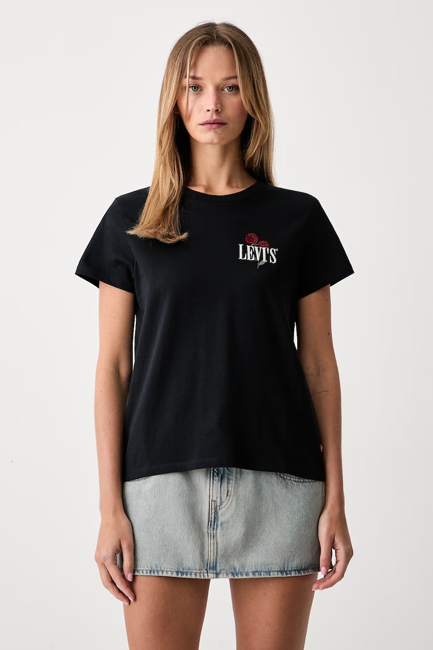 Levi's T-shirt damski bawełniany THE PERFECT