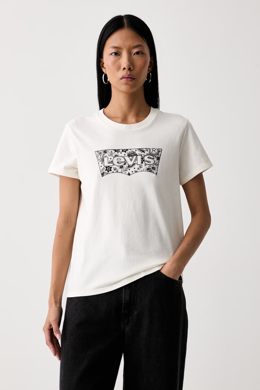 Levi's T-shirt damski bawełniany THE PERFECT