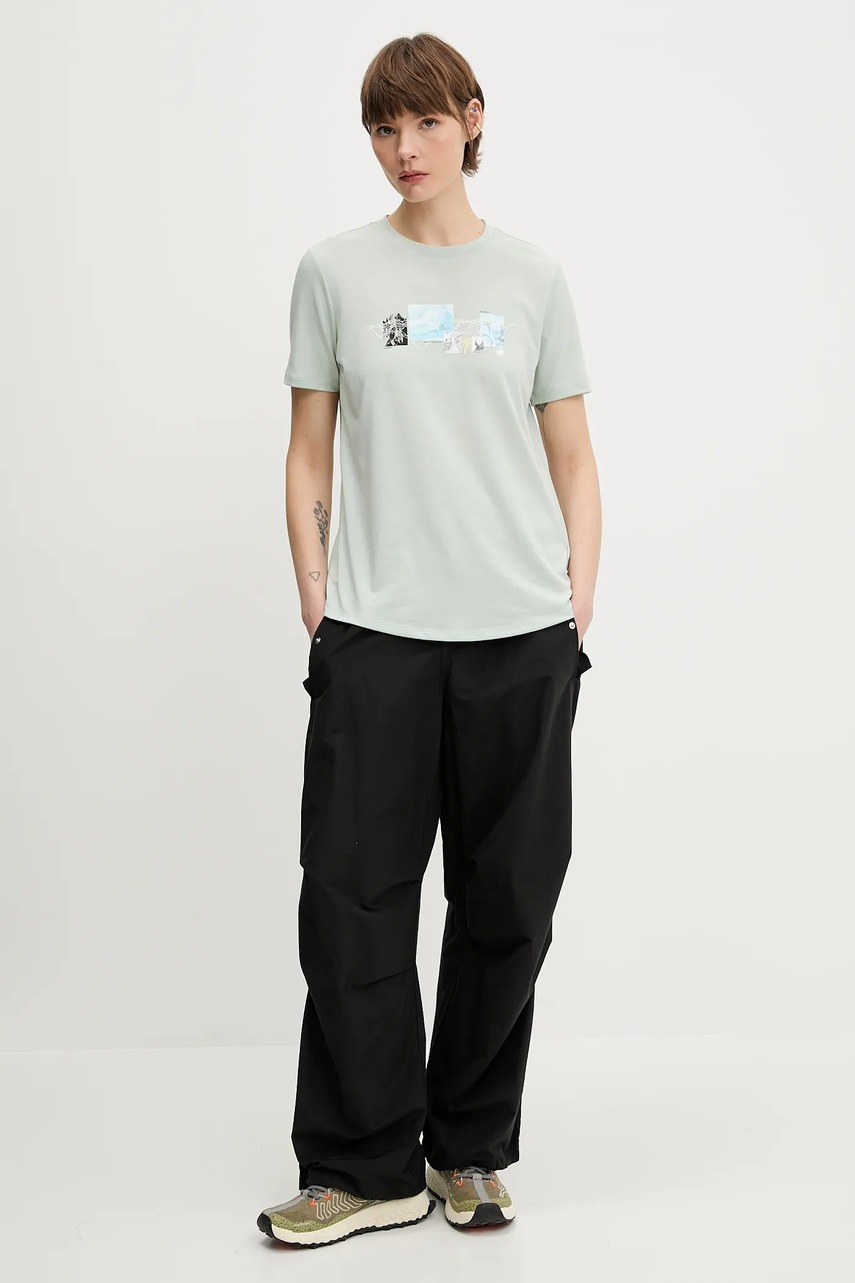 Спортивная футболка Mammut Mountain цвет зелёный 1017-06510