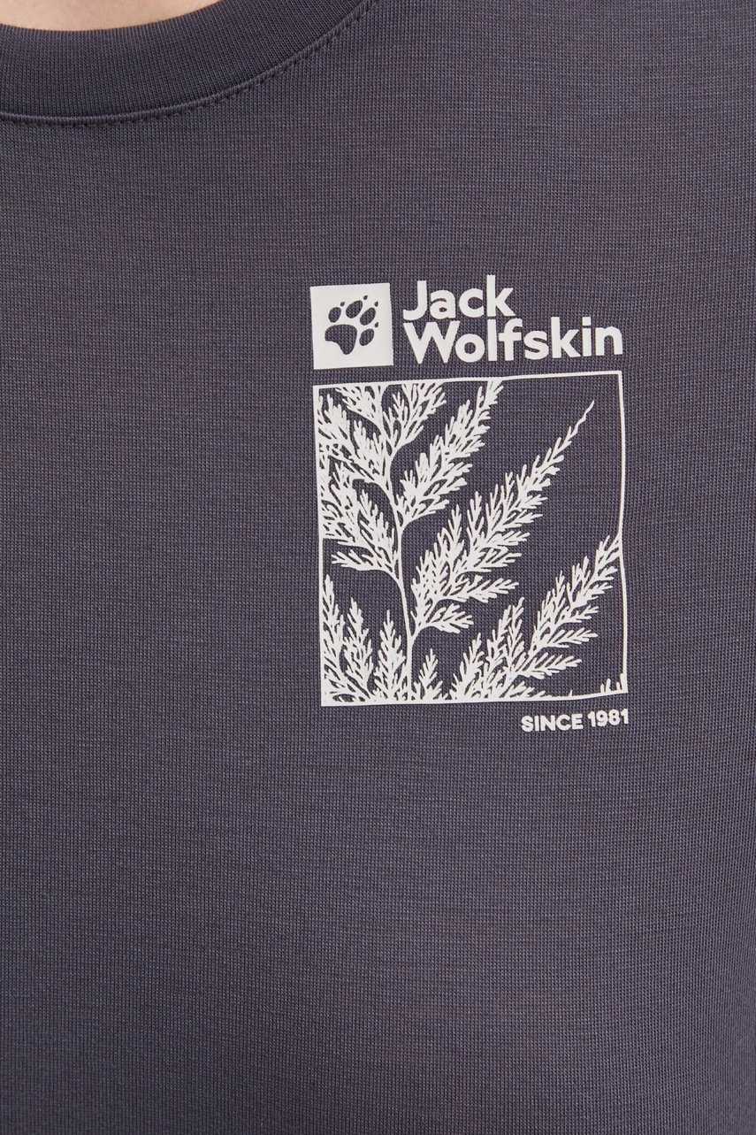 Αθλητικό μπλουζάκι Jack Wolfskin Vonnan Graphic χρώμα: μπλε, A63953 φωτογραφία
