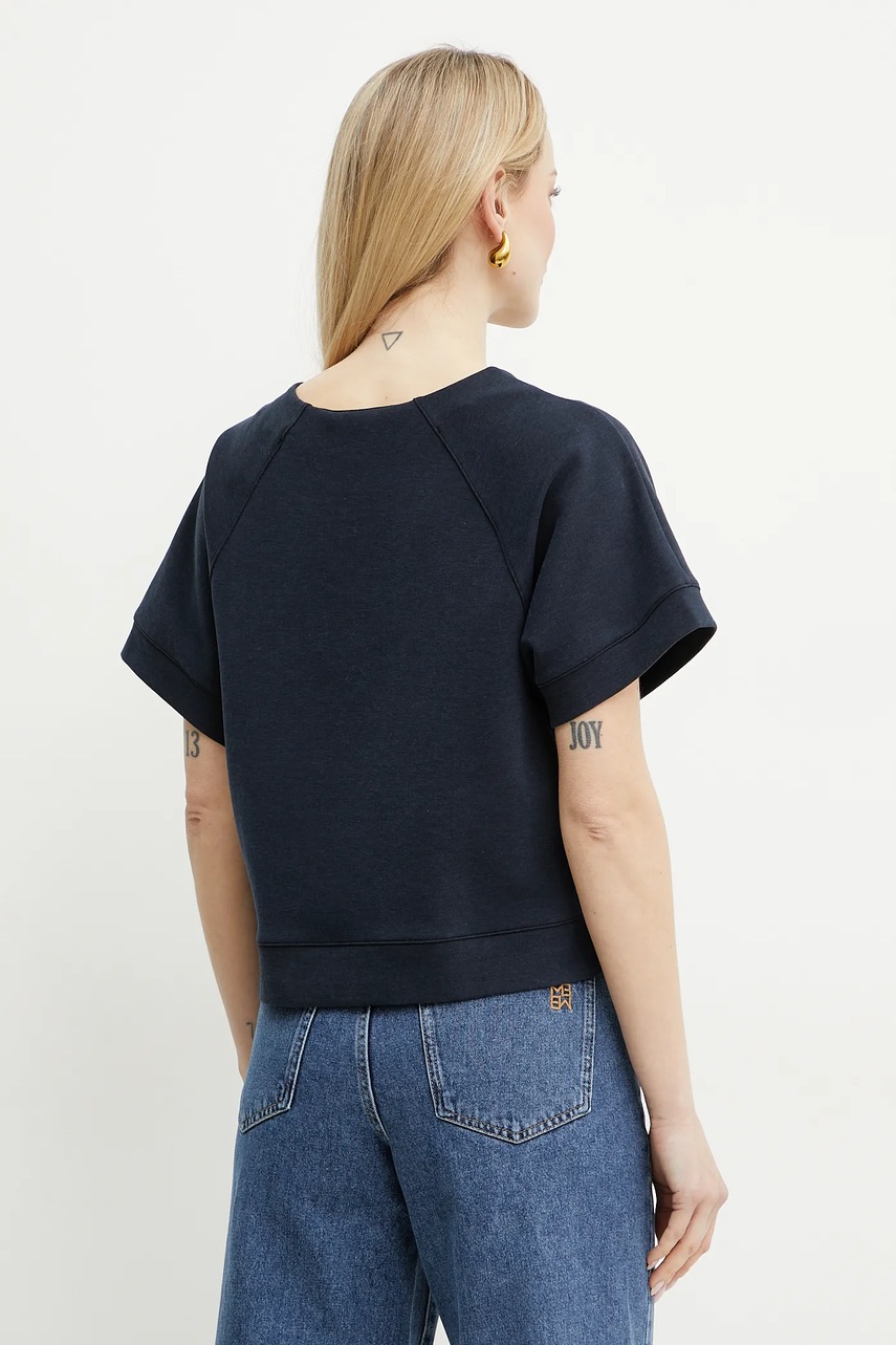 Μπλουζάκι BOSS Orange χρώμα: ναυτικό μπλε, 50541011 φωτογραφία