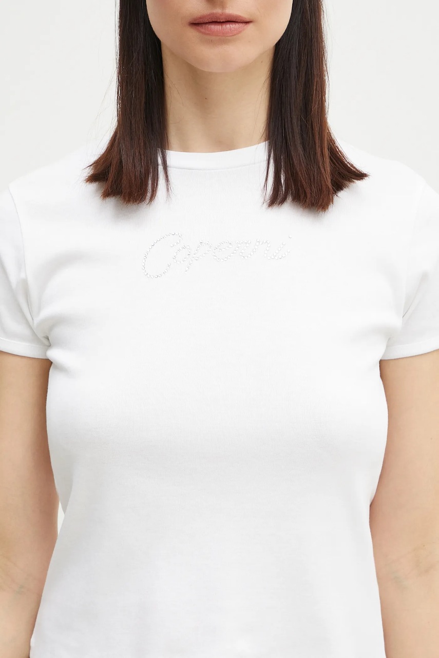 Bavlněné tričko Coperni Crystal Logo (obrázek 4)