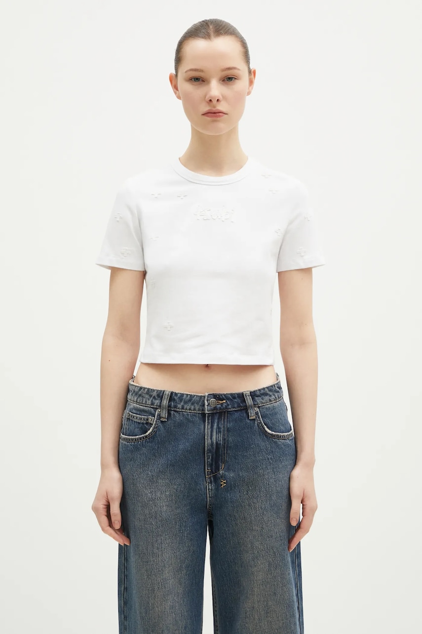 KSUBI tricou 1999 Plus Baby femei, culoarea alb, WPS25TE012