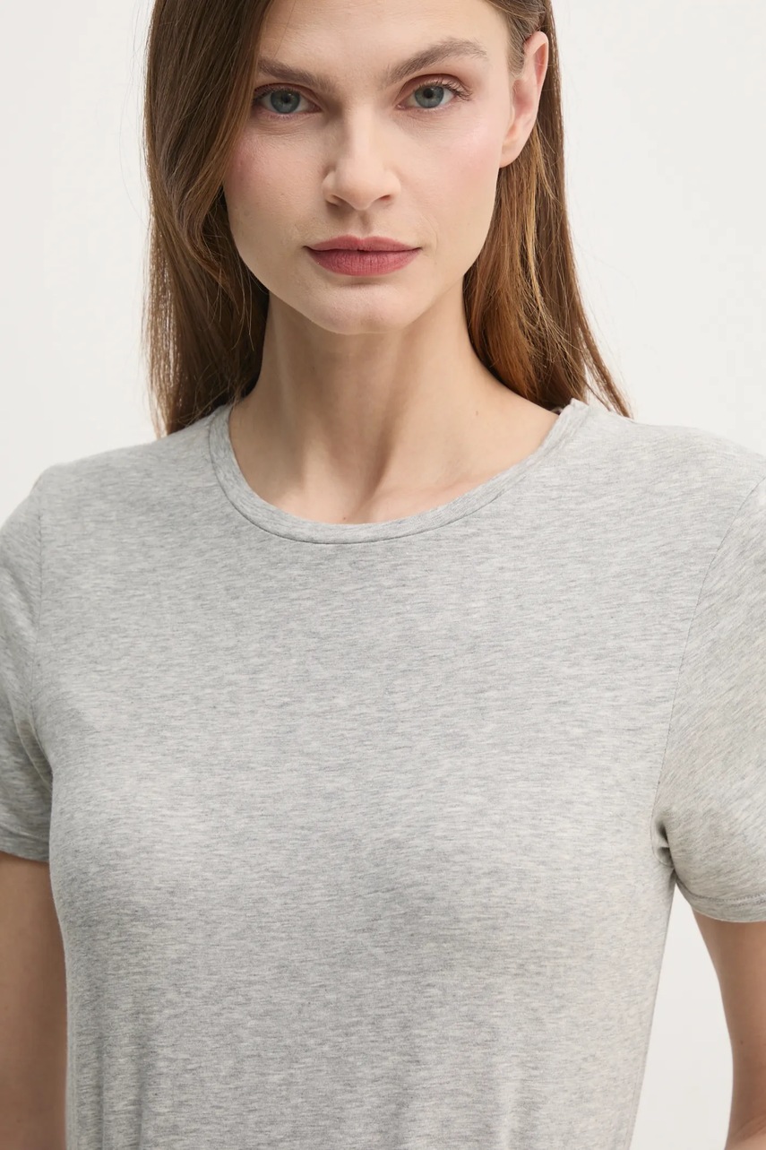 Μπλουζάκι United Colors of Benetton χρώμα: γκρι, 3ZQM3M857 φωτογραφία