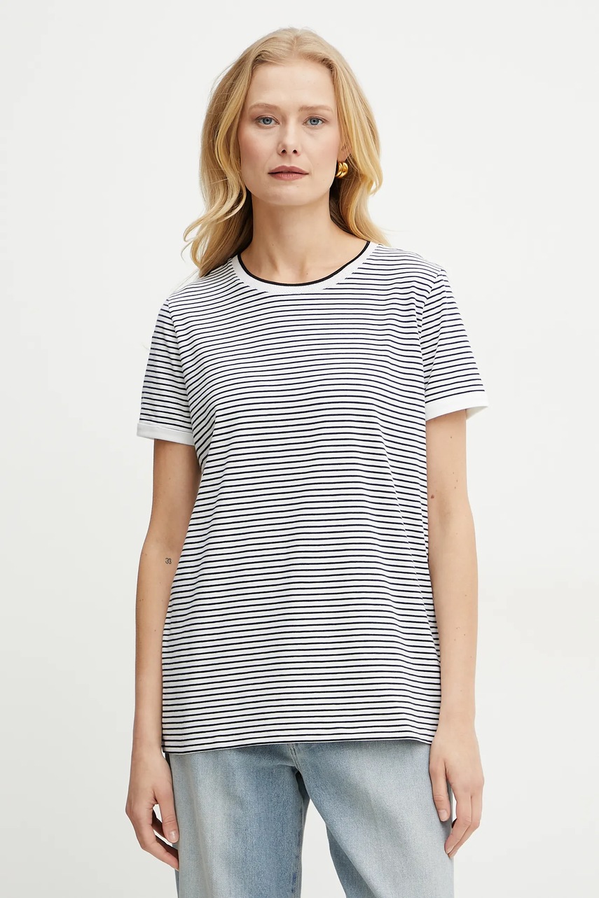 BOSS tricou femei, culoarea alb, 50454484