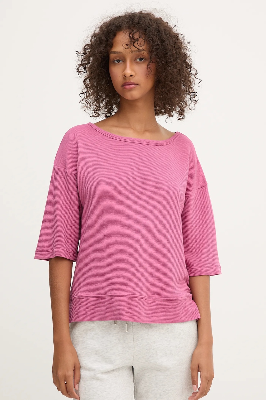 BOSS tricou lounge culoarea roz, 50540029