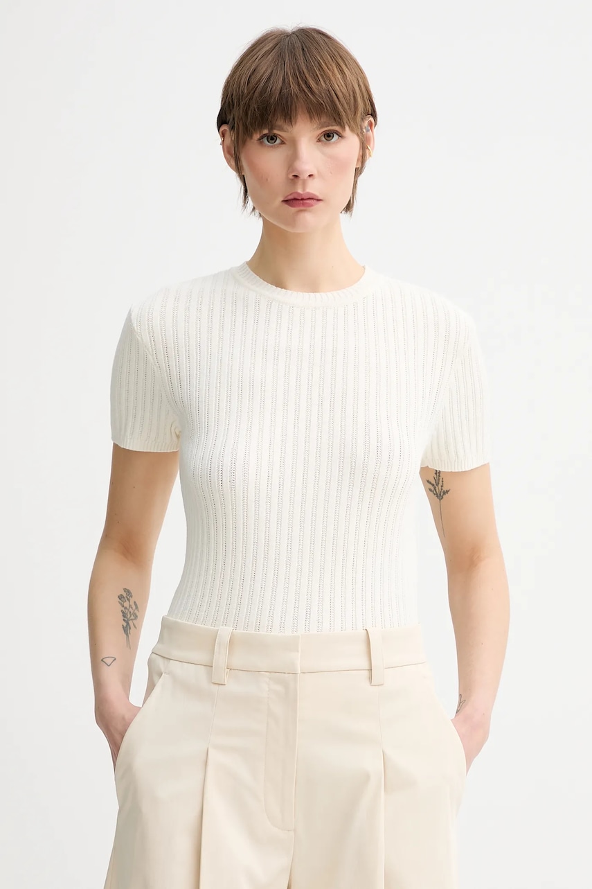 Remain tricou culoarea bej, 502479046 Remain tricou culoarea bej, 502479046