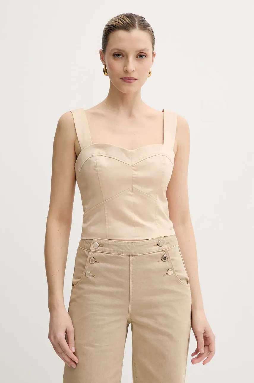 Levně Top Guess AURORA dámský, béžová barva, W5GH80 WH5M2