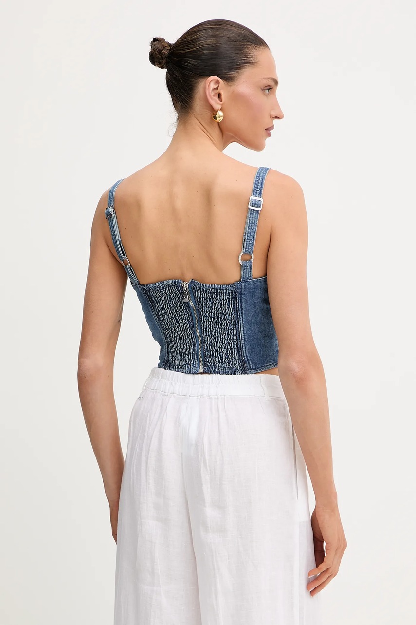 Džínový top Guess MARSY (obrázek 3)