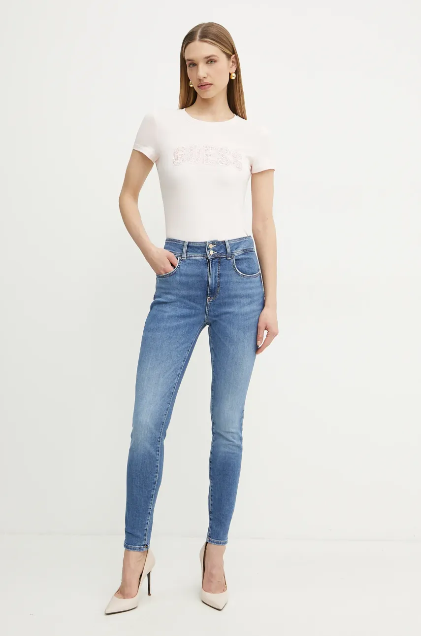Футболка Guess женская цвет розовый W5GI04 J1314 Футболка Guess женская цвет розовый W5GI04 J1314