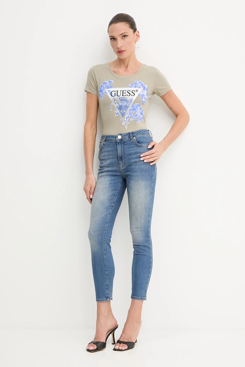 Футболка Guess цвет зелёный W5GI08 J1314