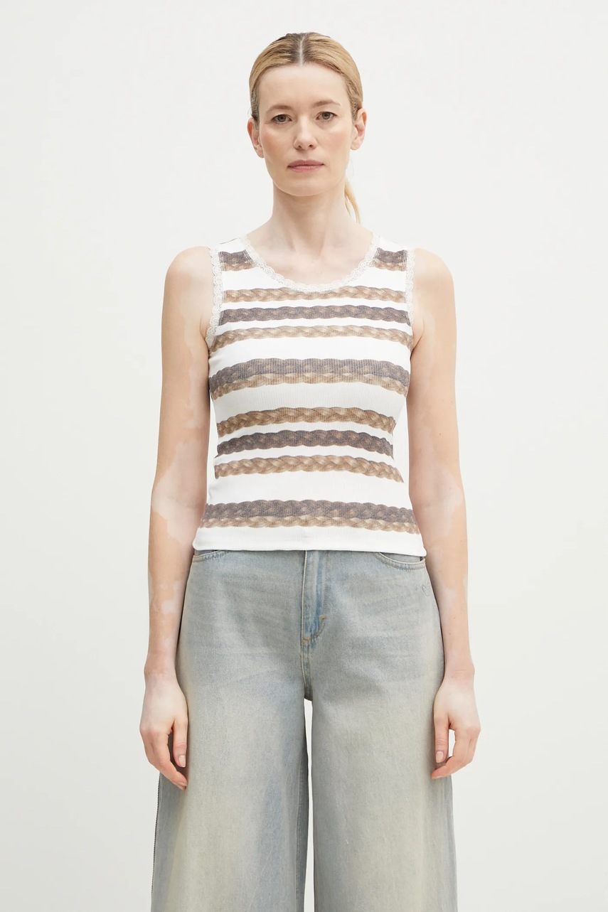 Andersson Bell top Hair Braid Stripe