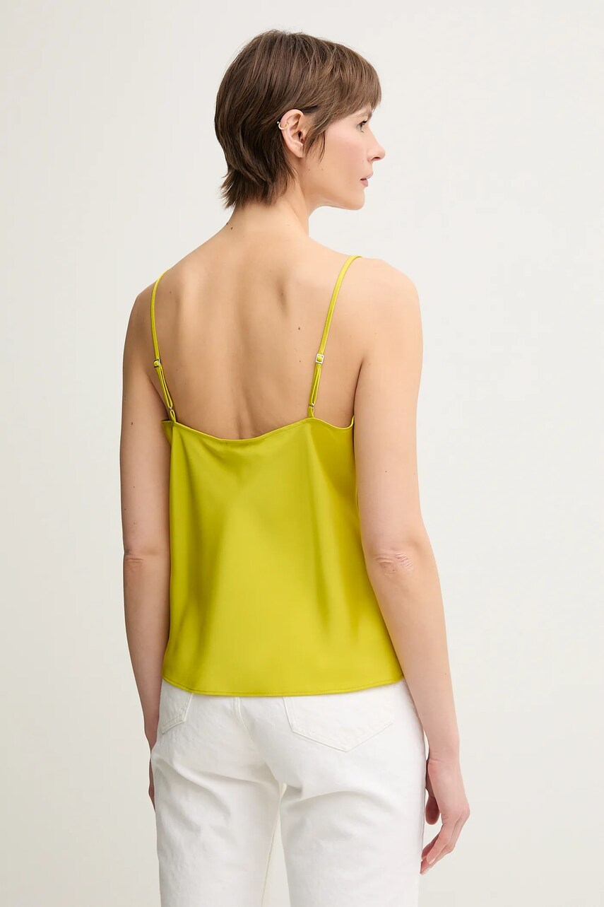 Calvin Klein felső sárga, sima, LV044B108G termék 2. képe
