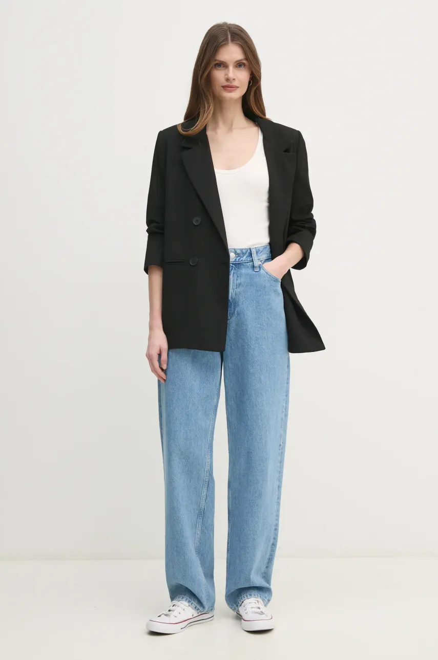 Топ Calvin Klein женский цвет бежевый K20K208246 Топ Calvin Klein женский цвет бежевый K20K208246