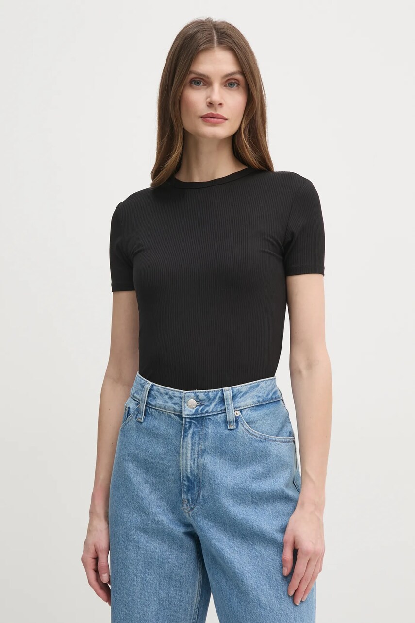 Levně Tričko Calvin Klein černá barva, K20K208247