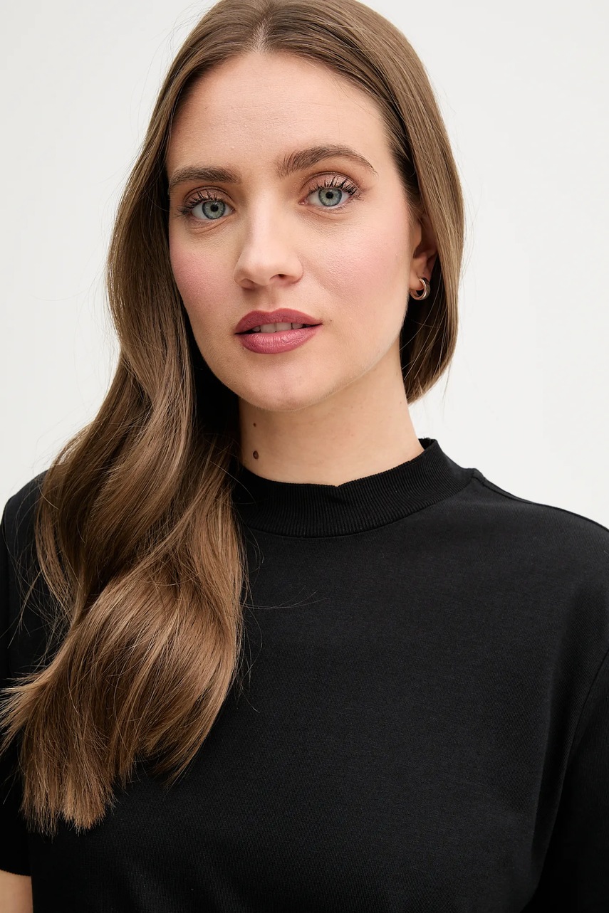 Μπλουζάκι Calvin Klein χρώμα: μαύρο, LV044B206G φωτογραφία