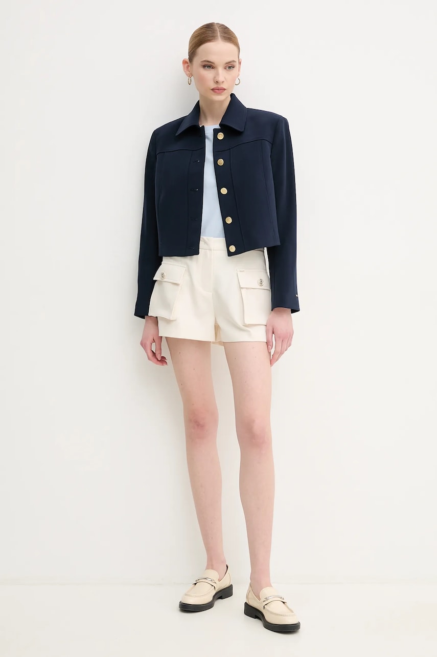 Хлопковая футболка Tommy Hilfiger женская WW0WW45522 Хлопковая футболка Tommy Hilfiger женская WW0WW45522
