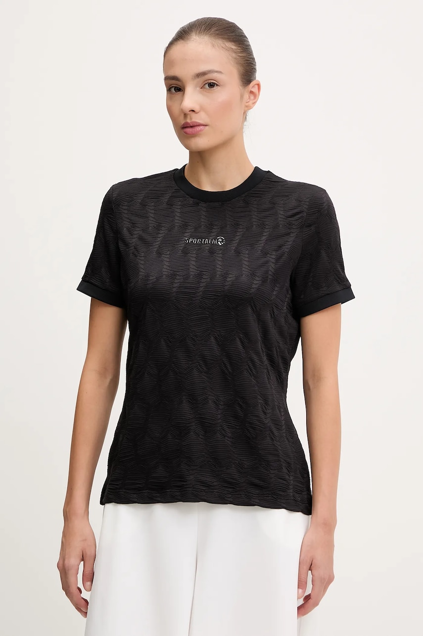 Sportalm tricou culoarea negru, 250168