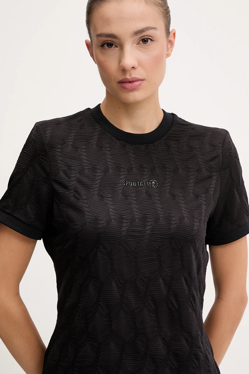 Μπλουζάκι Sportalm χρώμα: μαύρο, 250168 φωτογραφία