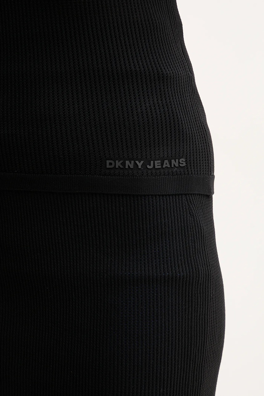 Top Dkny χρώμα: μαύρο, DJ5R0533 φωτογραφία