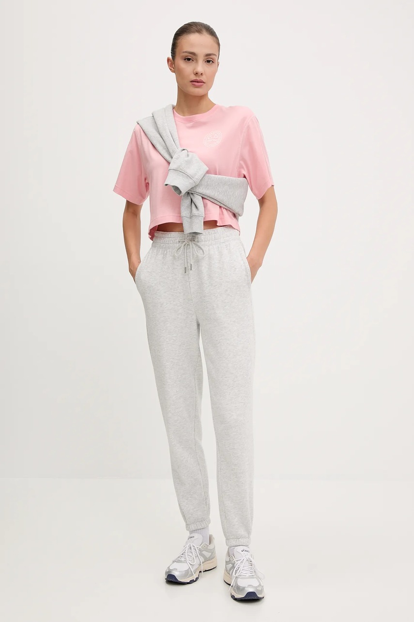 Хлопковая футболка Ellesse Marcialla цвет розовый SGZ21801