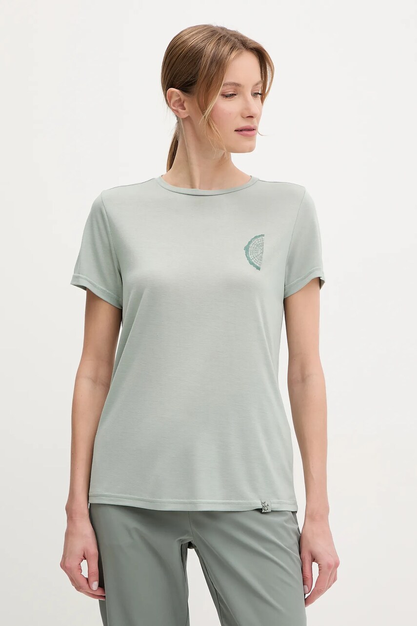 Viking tricou Rune femei, culoarea verde, 500/27/7365