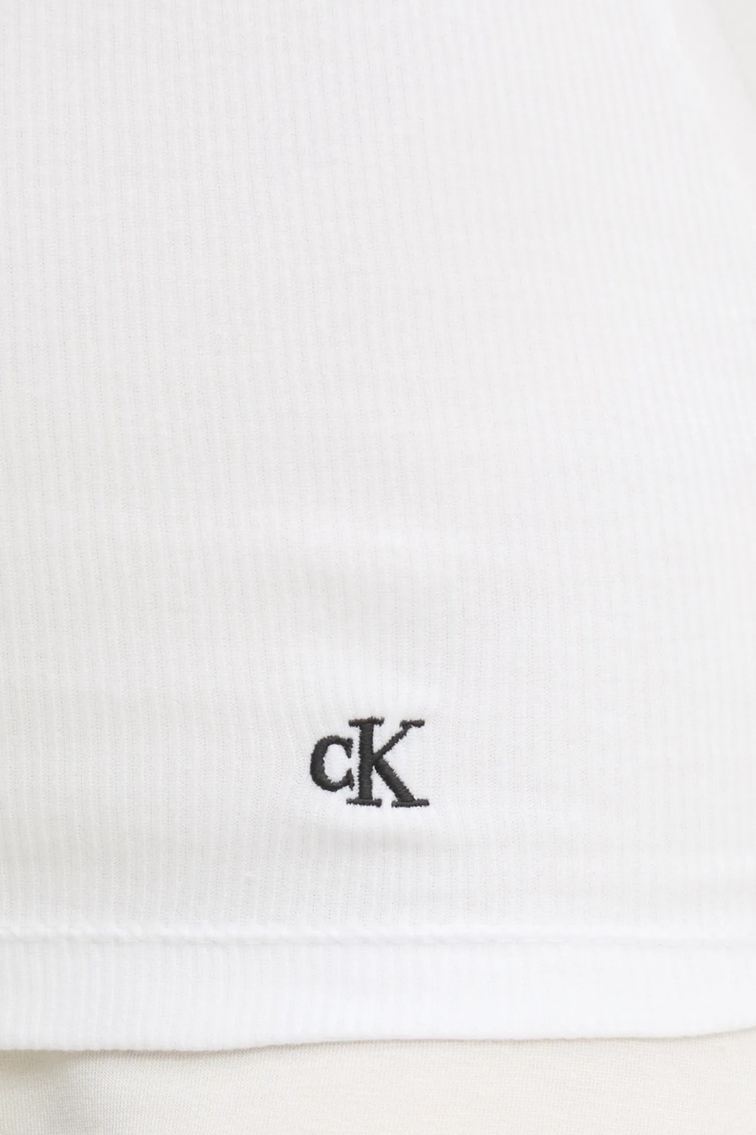 Βαμβακερό τοπ Calvin Klein Underwear 3-pack χρώμα: άσπρο, LV00QS7493 φωτογραφία