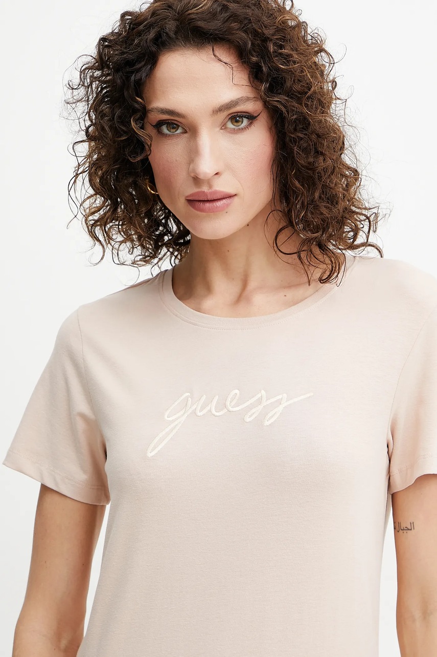 Guess t-shirt női, narancssárga, O5GI02 KBBU1 termék 2. képe