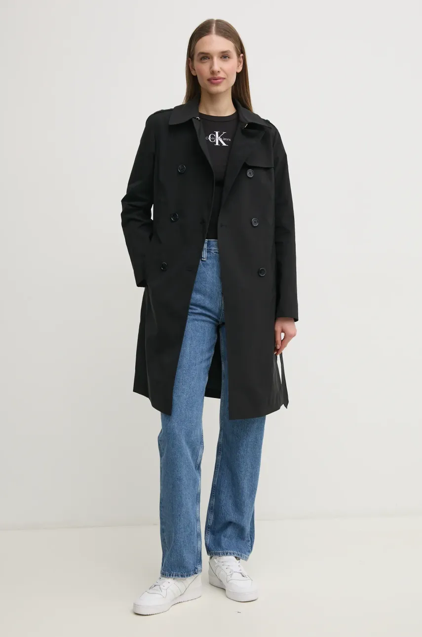 Топ Calvin Klein Jeans женский цвет чёрный J20J225301 Топ Calvin Klein Jeans женский цвет чёрный J20J225301